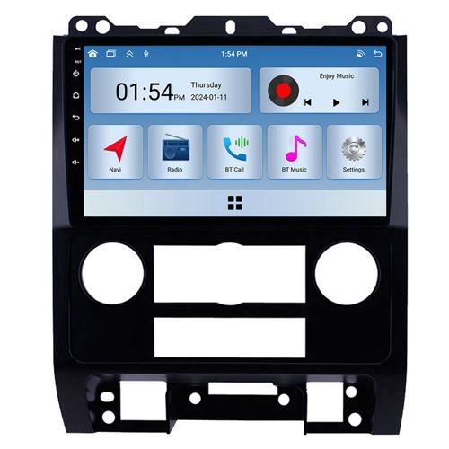 Autoradio RoverOne® Bluetooth CarPlay 2 Din 6Go RAM 128Go ROM pour Ford Escape for Mercury Mariner 2 2007-2012