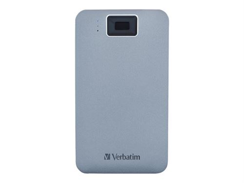 Verbatim Executive Fingerprint Secure - Disque dur - chiffré - 2 To - externe (portable) - USB 3.2 Gen 1 (USB-C connecteur) - AES 256 bits
