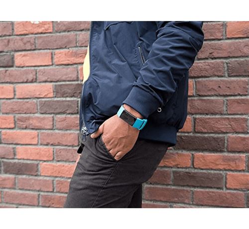 Strap-it Strap-it Bracelet sport Fitbit Charge 3 (bleu clair)