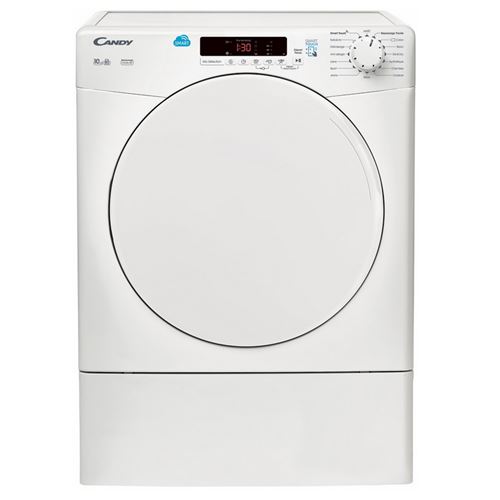 Candy Cse V10Df-47 - Sèche-Linge - Largeur : 59.6 Cm - Profondeur : 58.5 Cm - Hauteur : 85 Cm - Chargement Frontal - Blanc