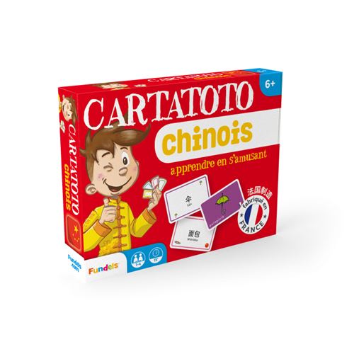 Cartatoto Chinois – jeu de 110 cartes cartonnées plastifiées