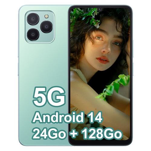 Smartphone FOSSIBOT S1 24Go 128Go 6.74 Dual sim 5G Android 14- vert