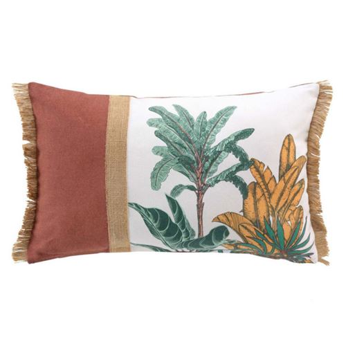 Generique Coussin Déco Franges "Palmanova" 30X50cm Multicolore - Image 2