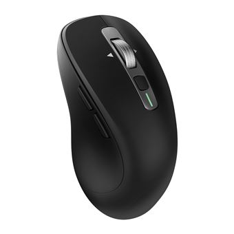 Souris sans fil T'nB MWINFINITE avec molette débrayée, Compatible PC et Mac - Noir