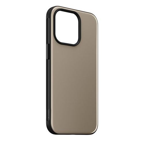 Coque pour iPhone 13 Pro Soft-touch Compatible MagSafe Métal Nomad Marron