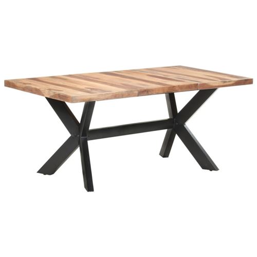 Non Communiqué Miel Table De Salle À Manger 180X90x75 Cm Bois Avec Finition