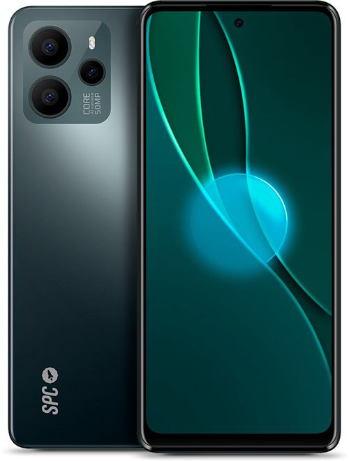SPC Discovery Pro - 4G smartphone - double SIM - RAM 6 Go / Mémoire interne 128 Go - microSD slot - Écran LCD - 6.8 - 2460 x 1080 pixels - 3 x caméras arrière 50 MP, 5 MP, 2 MP - front camera 8 MP - ciel profond