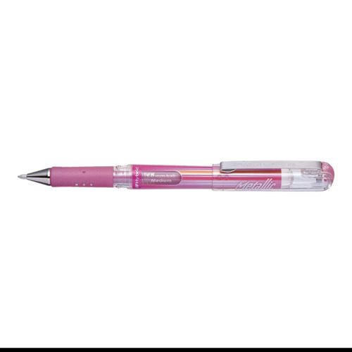 PENTEL  HYBRID ROLLER K230 ROSE M&Eacute;TALLIQUE 