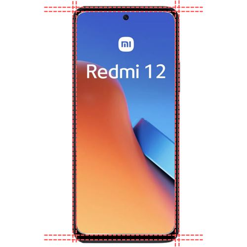 Coque antichoc pour Xiaomi Redmi Note 12 5G et 2 Verres Trempé