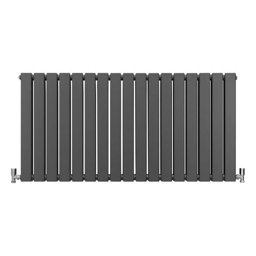 Monstershop Designer Flat Panel Radiators Anthracite Grey 600mm x 1190mm