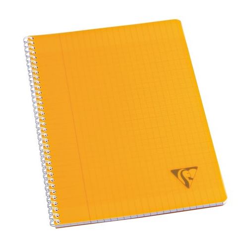 Cahiers &Agrave; Reliure Spiral&eacute;e 90 Feuilles Quadrill&eacute;es 5pcs Clairefontaine