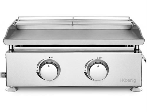 H.KOENIG PLX820 - Plancha à gaz 2 feux