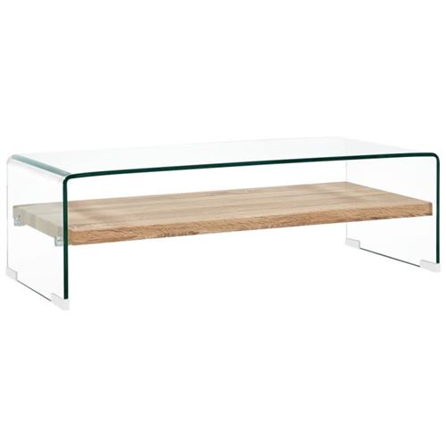 Vidaxl Clair Table Basse - Verre Trempé - Image 3