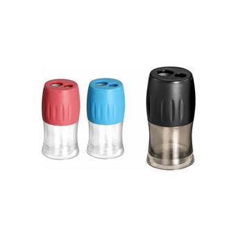 Taille-crayons double Wonday Taill'Lyberty avec réservoir Couleur Bleu