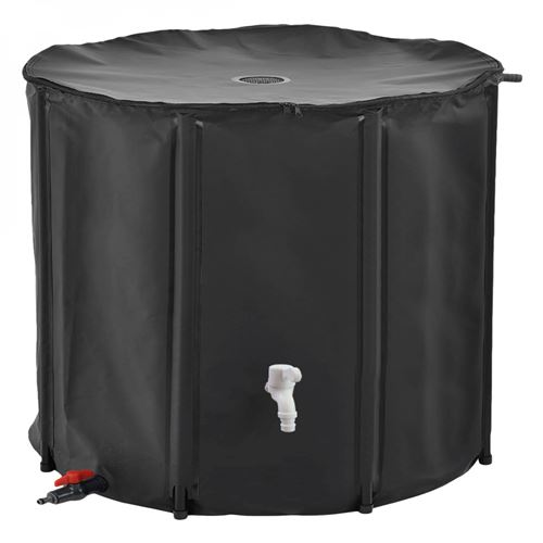 R&eacute;cup&eacute;rateur d'eau de pluie - 1000 l - noir