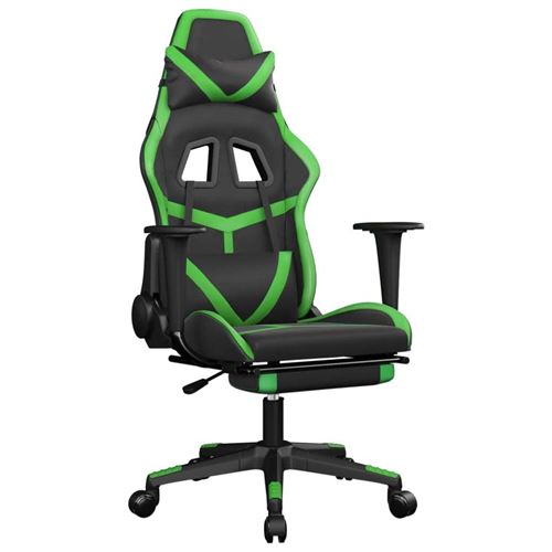 Vidaxl Noir/Vert Chaise De Jeu De Massage - Image 3