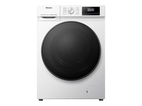 Hisense Wdqa8014Evjm - Machine À Laver Séchante - Largeur : 59.5 Cm - Profondeur : 54 Cm - Hauteur : 84.5 Cm - Chargement Frontal - 54 Litres - 8 Kg - 1400 Tours/Min - Blanc