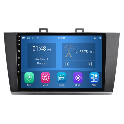 Autoradio RoverOne® Bluetooth CarPlay Android Auto Navigation 4Go RAM 64Go ROM pour Subaru Outback 5 2014-2018 Legacy 6 2014-2017