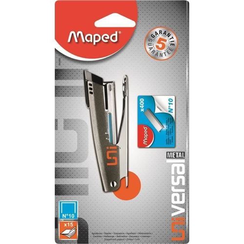 Non Communiqué Orange Maped Agrafeuse Universal Metal N?10