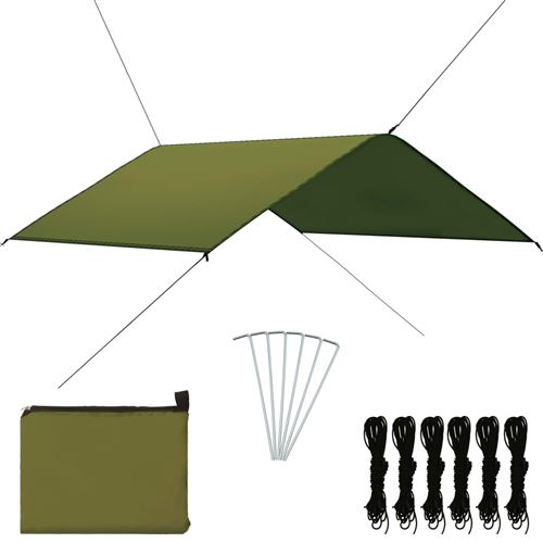Vidaxl Vert Bâche D'extérieur 4X4 M - Image 3