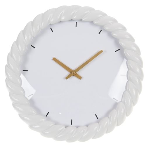 Amadeus Blanche/Blanc Horloge Torsade 31 Cm - Aluminium - Image 3