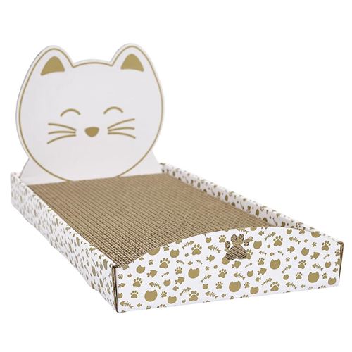 Meilleurs prix pour Griffoir pour chat en forme de lit avec tête de lit déco chat -  - ALTOBUY