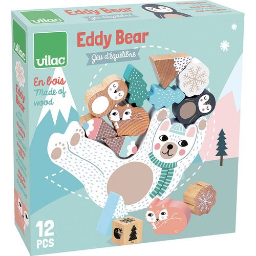 Vilac - Jeu d'équilibre en bois - Eddy l'ours polaire - 4 ans et+ - Image 3