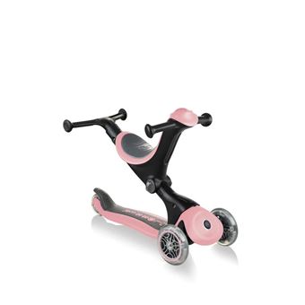 Trottinette Globber Evolutive Go Up Deluxe Play Lights Rose