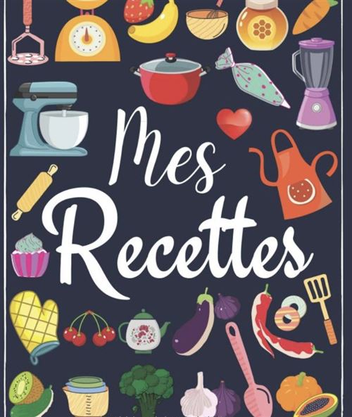 Cahier De Recettes À Remplir