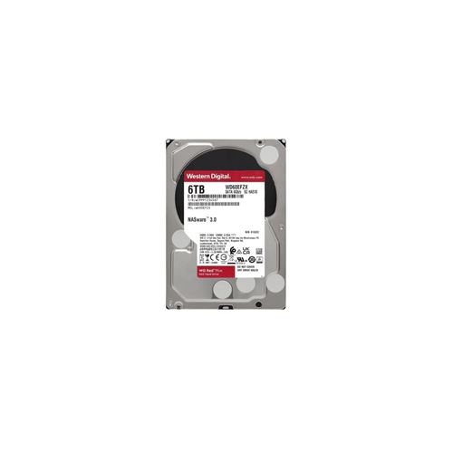 WD Red Plus WD60EFZX - Disque dur - 6 To - interne - 3.5 - SATA 6Gb/s -  5400 tours/min - mémoire tampon : 128 Mo - Disques durs internes