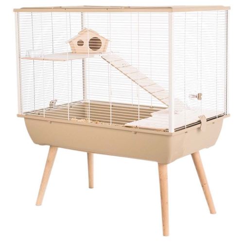 Zolux - Cage Neo silta pour petits rongeurs 58 cm Beige