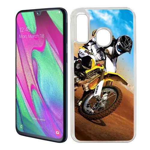 Coque pour Samsung Galaxy A40 -  Motocross Sable