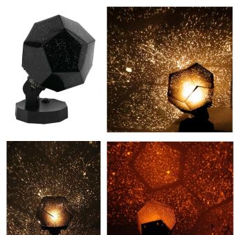 15€75 sur DIY Étoiles Celestial Projecteur Lampe Nuit Ciel Romantique (Noir) ET280 - & prix | fnac