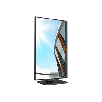 AOC 24P2Q - Écran LED - 24" (23.8" visualisable) - 1920 x 1080 Full HD (1080p) @ 75 Hz - IPS - 250 cd/m² - 1000:1 - 4 ms - HDMI, DVI, DisplayPort, VGA - haut-parleurs - noir