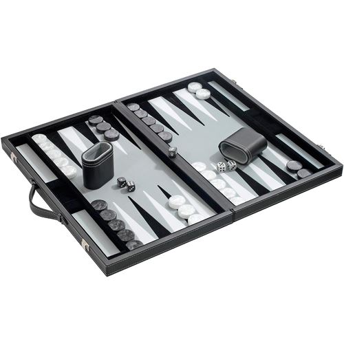 Philos Backgammon gris grand 46,5x