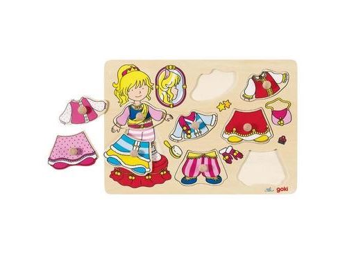 Puzzle Personnage À Habiller En Bois Enfant 3 Ans +