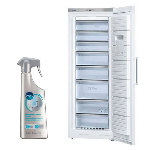 Bosch Congelateur Armoire Vertical Blanc A Froid Ventile 360l