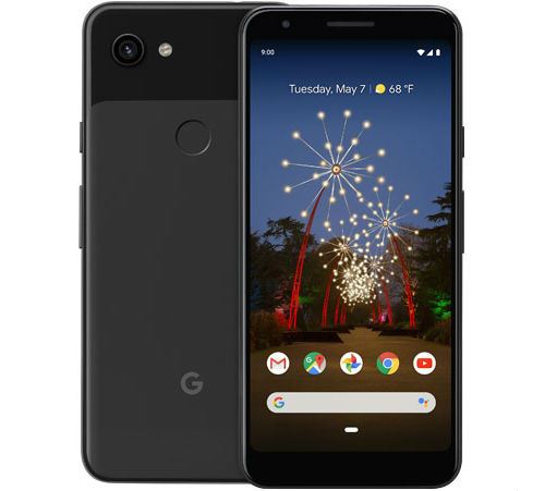 Google Pixel 3a XL - 4G smartphone - RAM 4 Go / Internal Memory 64 Go - écran OEL - 6" - 2160 x 1080 pixels - rear camera 12,2 MP - front camera 8 MP - juste noir