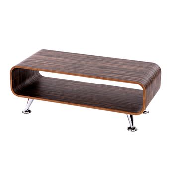 Table Basse De Salon Hwc B97 Zebrano Dl 039 Marron Fonce Achat