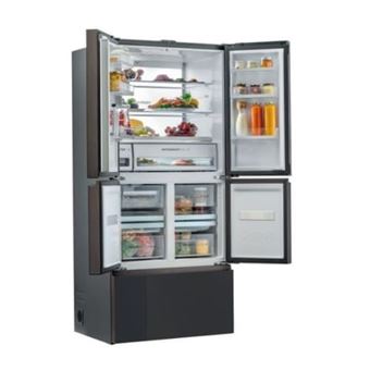 REFRIGERATEUR MULTI-PORTES, NO FROST, 488L,NOIR GLASS DOOR