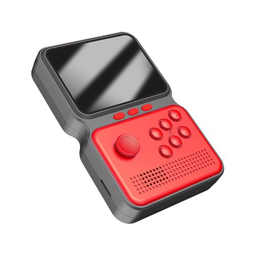 Mini console de jeux vidéo rétro portable 16bit, combattants de 3,5 pouces-Rouge