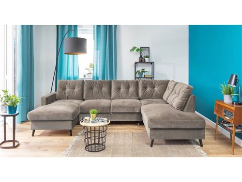 1370 Sur Bobochic Canape Panoramique Convertible Coffre Velours