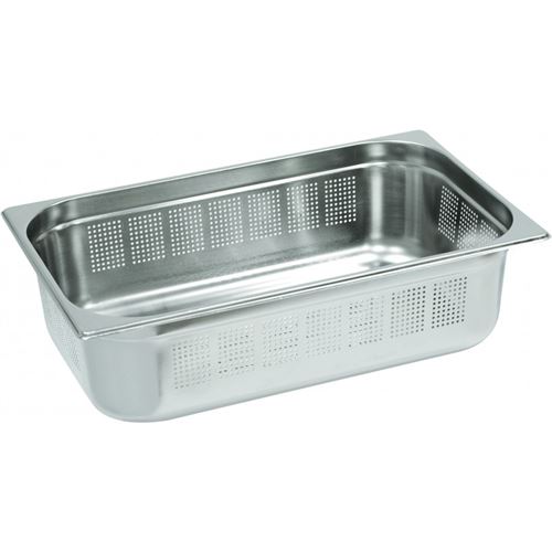 Bac Inox Gastro Perforé GN 1/1 - H 20 à 200 mm - Stalgast - 200 mm 220 cl