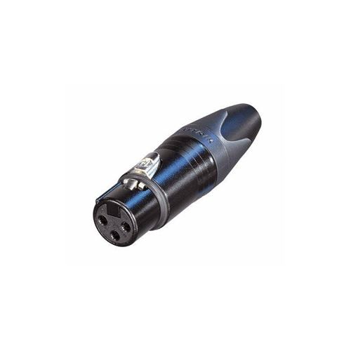 Neutrik Noir Fiche Connecteur Xlr 3 Broches Femelle - Nc3fxx-Bag