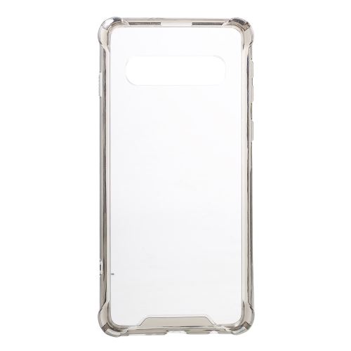 Coque en TPU hybride anti-chute gris pour votre Samsung Galaxy S10