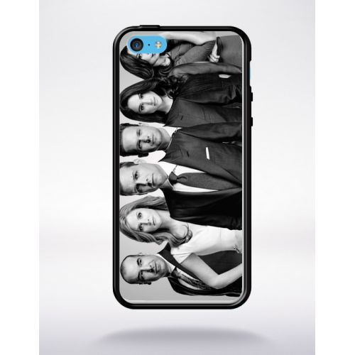Coque suits casting compatible apple iphone 5c bord noir silicone