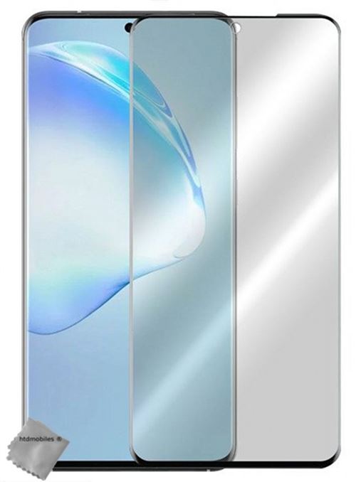 Film de protection vitre verre trempe incurve integral pour Samsung Galaxy S20 Plus - NOIR