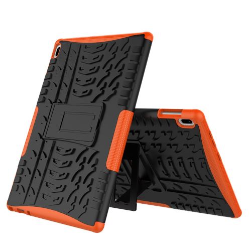 Étui de protection antichoc avec support pour Lenovo Tab4 10 - Orange