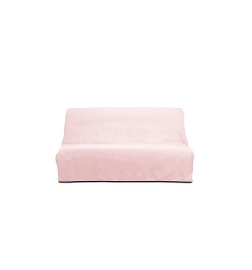 Housse clic-clac en coton PANAMA rose