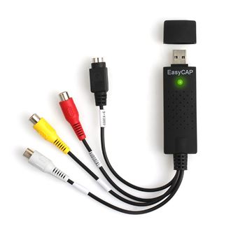Cables USB CABLING ® Clé USB carte d'acquisition audio-vidéo RCA et S- Vidéo